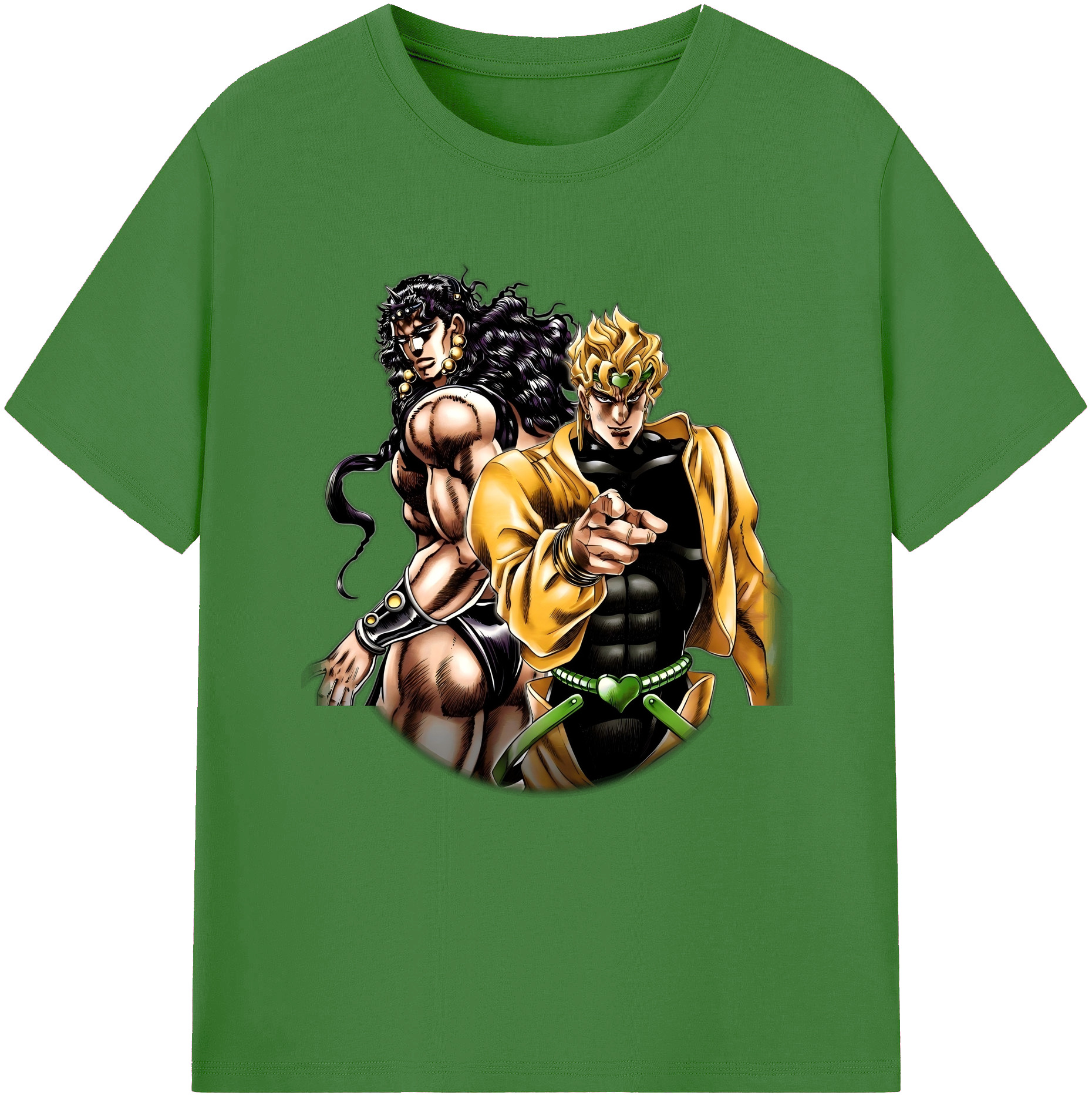 （画像用） ジョジョの奇妙な冒険 ディオ?ブランドー JoJo's Bizarre Adventure Dio Brando レディースカジュアルプリントTシャツ（綿100％）